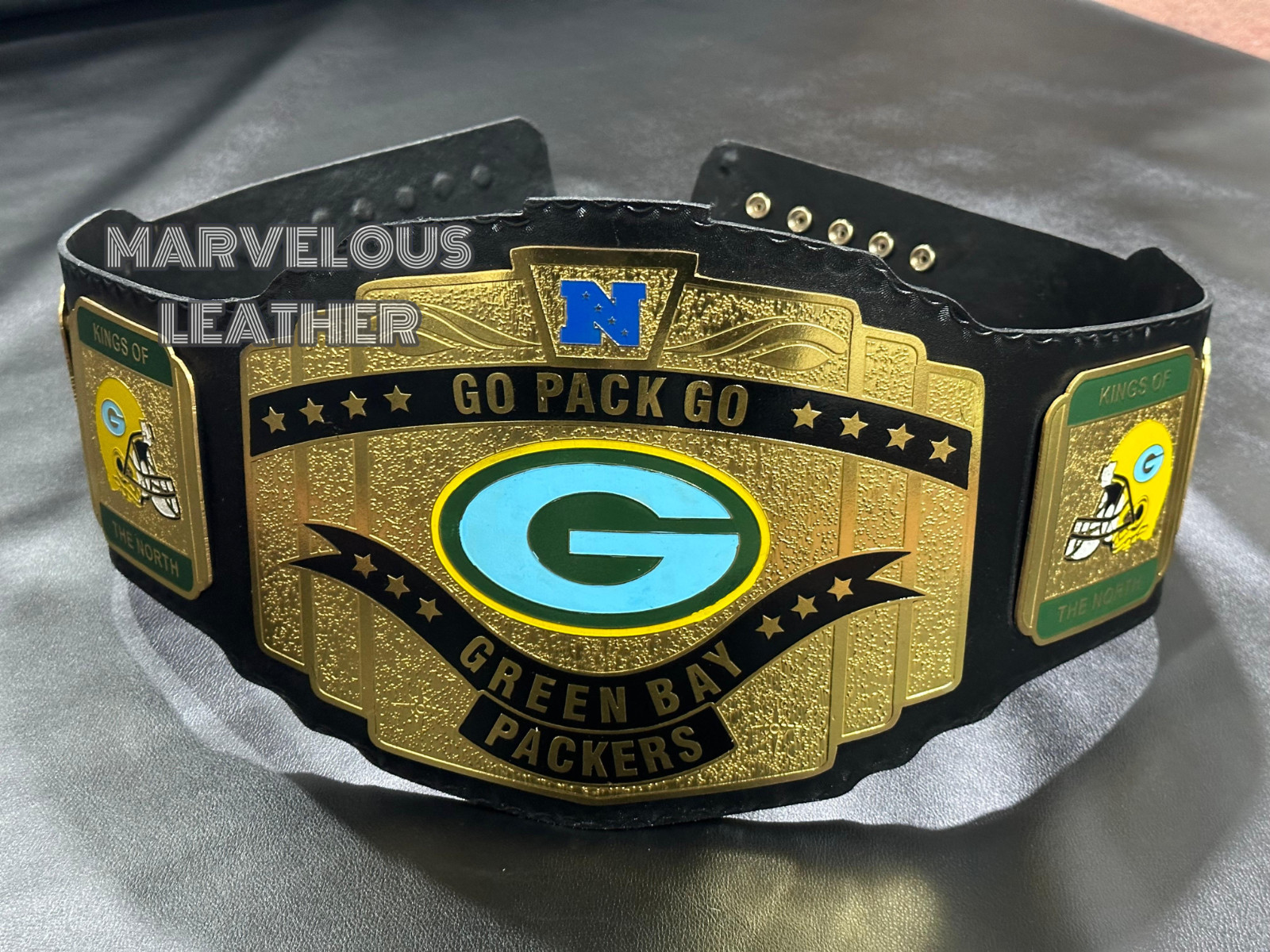 Custom Green Bay Packers Legacy Championship Wrestling Belt 2mm Brass Adult Size Custom Green Bay Packers Legacy Championship Wrestling Belt 2mm Brass Adult Size