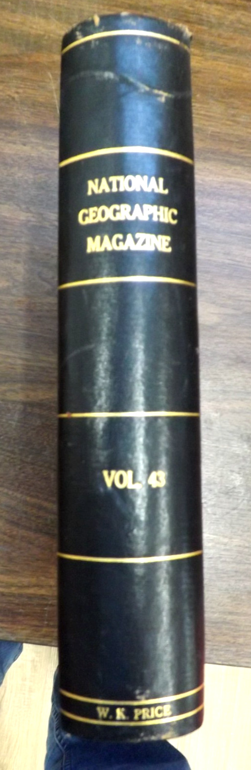 1923 NATIONAL GEOGRAPHIC MAGAZINE BOUND VOLUME 43 MAP ILLUSTRATED HISTORY