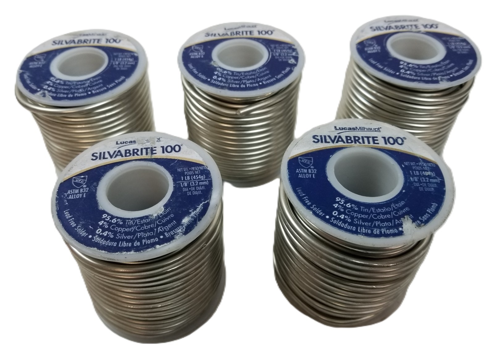 Silvabrite 100 Lead Free Solder 1/8