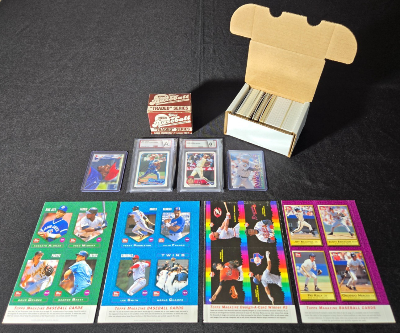 AnotherTime Lot of 392 Baseball Cards Shohei Ohtani & Todd Stottlemyre Slab Auto