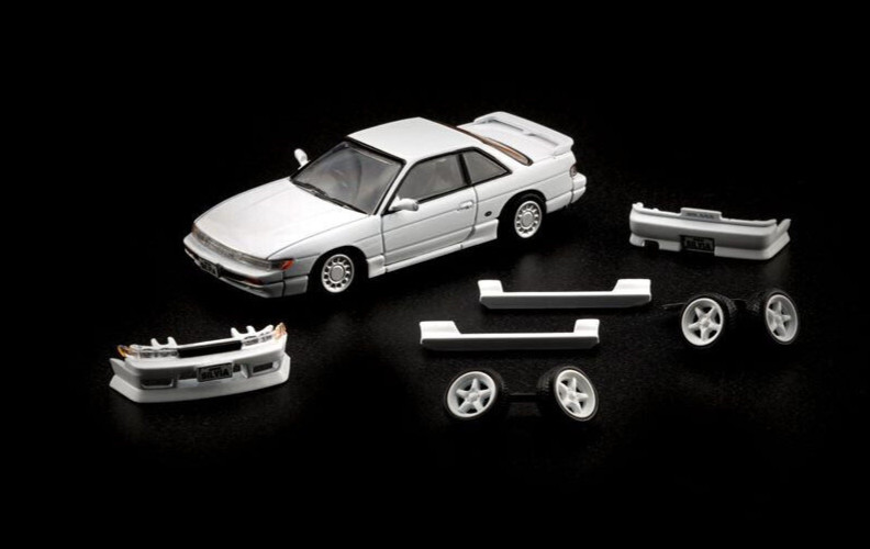 BM Creations Nissan Silvia S13 - White - LHD 1:64 Scale Diecast Car 64B0297 BM Creations Nissan Silvia S13 - White - LHD 1:64 Scale Diecast Car 64B0297