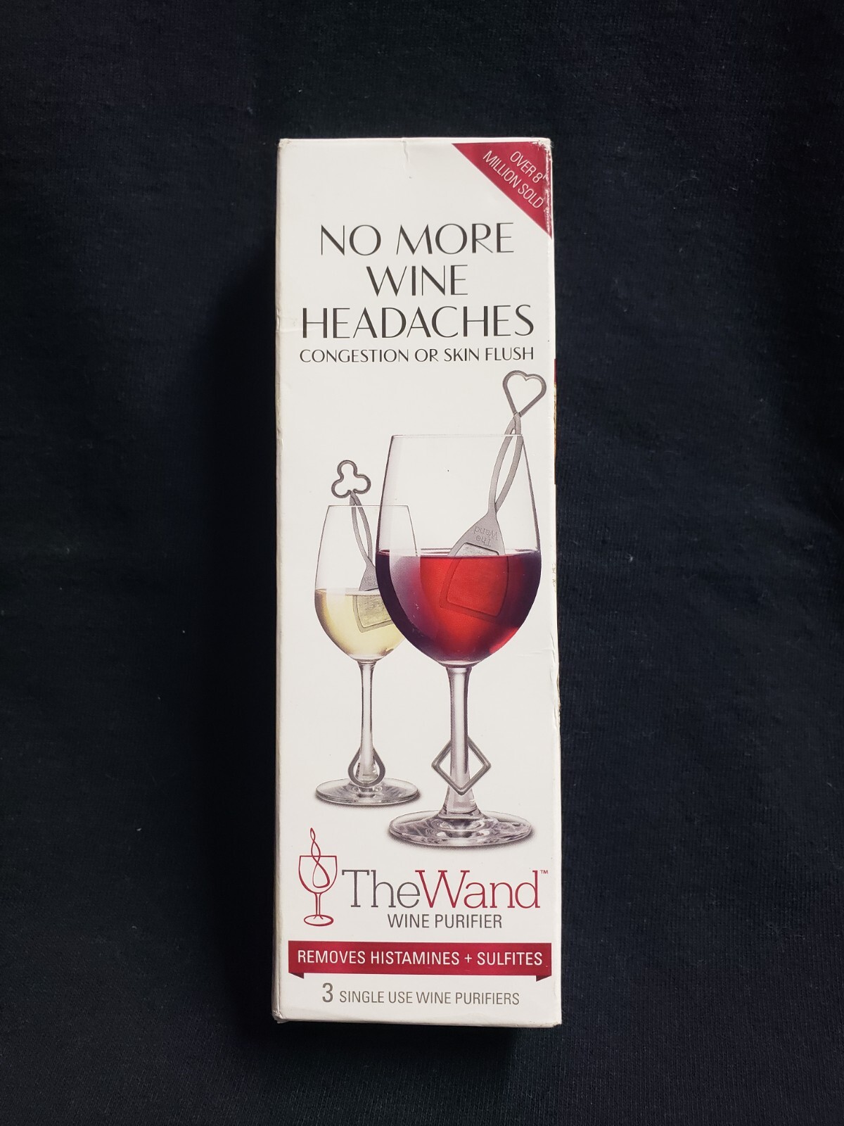 Pure Wine The Wand Wine Purifier Filter No More Wine Headaches 3 8 10 packs New
