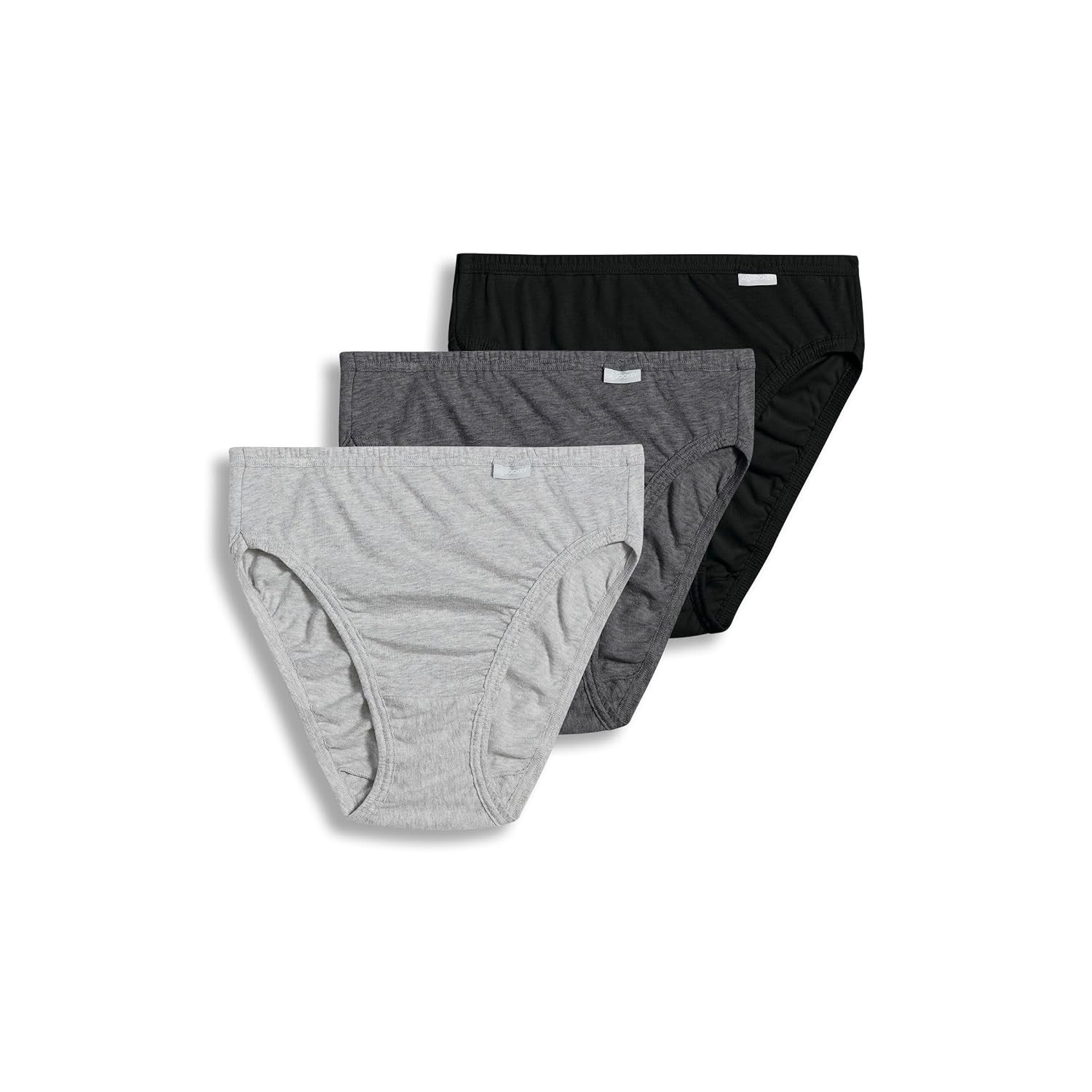 Jockey Women\'s Grey Heather Charcoal French Cut Underwear 3 Pack Women\'s