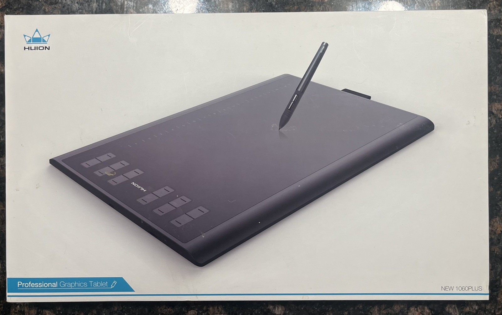 HUION Inspiroy H1060P Graphics Drawing Tablet Opened but Unused.