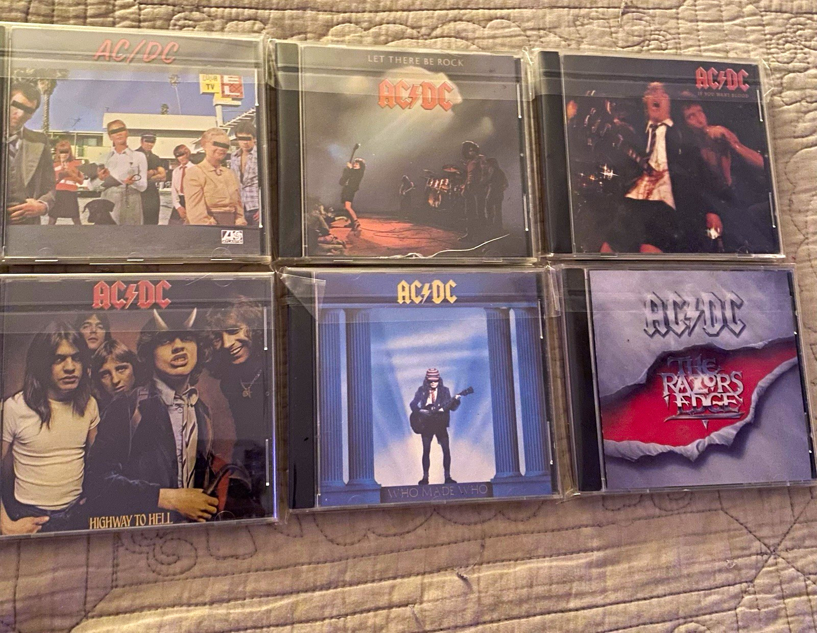 AC/DC-CD Lot (6) - Jewel Cases 