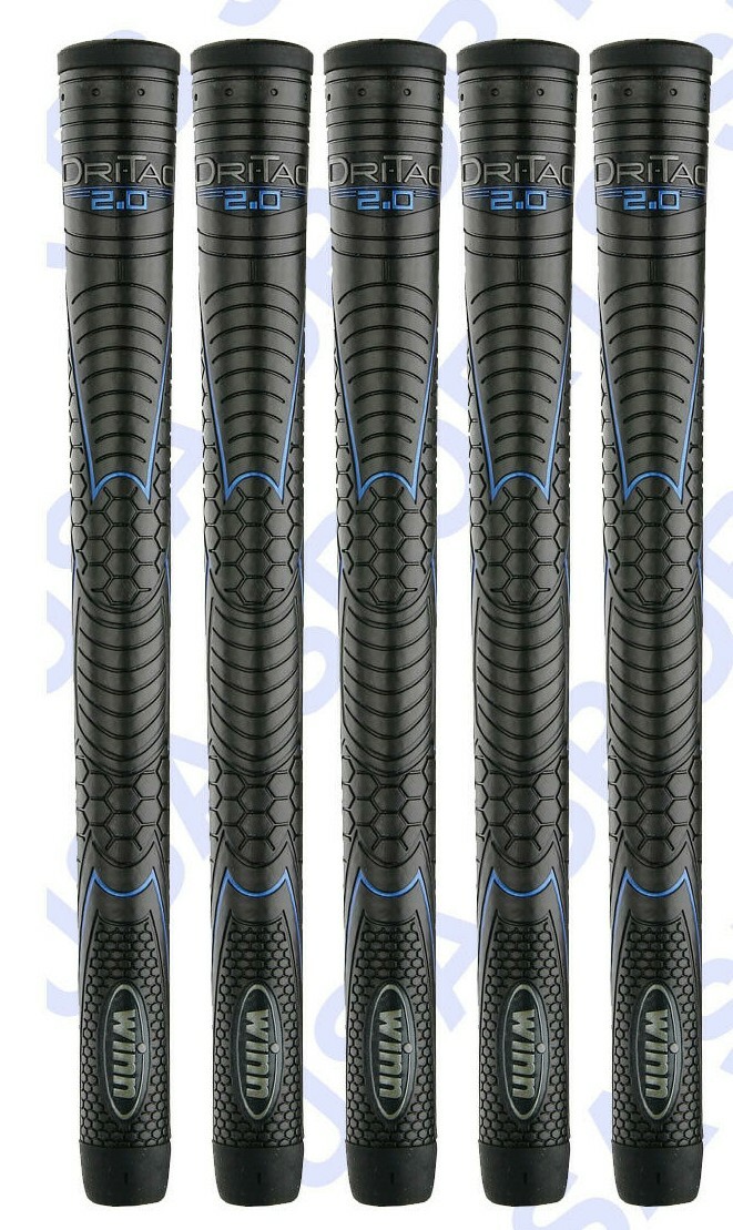 Winn DRI-TAC 2.0 MIDSIZE Jet Black Golf Grip - 62DT-JBK