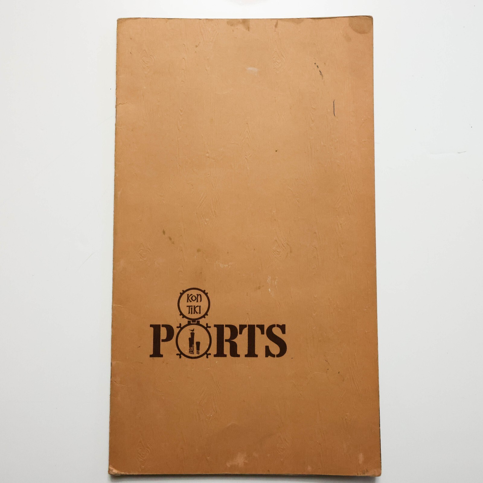 Vintage Kon Tiki Ports Menu Sheraton Chicago Hotel 1960's