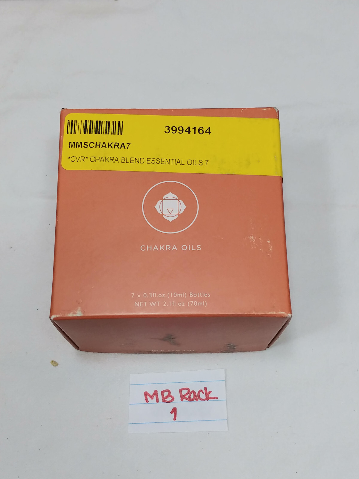 Mr. Steam Chakra Oils 7 Pack 10mL Mr. Steam Chakra Oils 7 Pack 10mL
