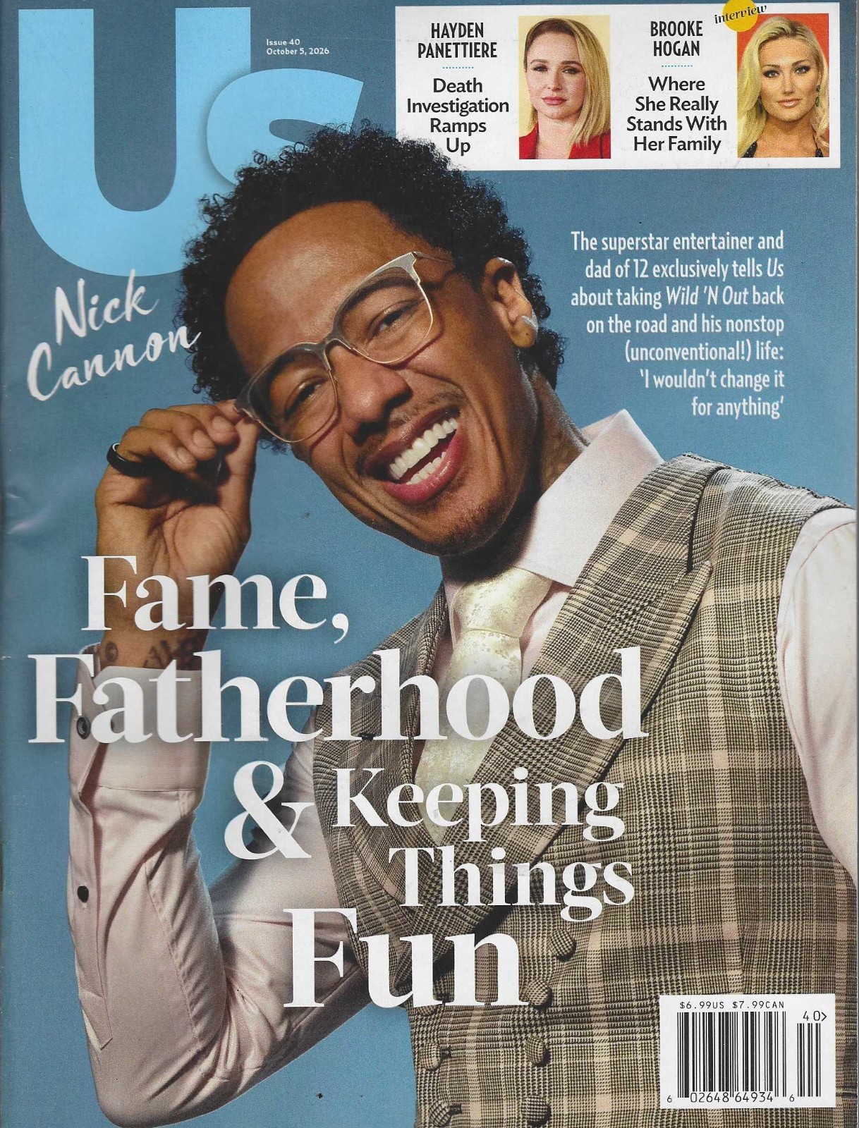 US Weekly Magazine October 5th 2026: Nick Cannon US Weekly Magazine October 5th 2026: Nick Cannon