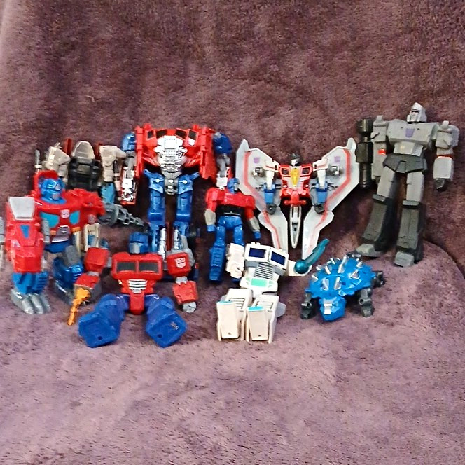 Hasbro Transformers Mixed Lot Figures Optimus Prime Megatron Starscream For Part Hasbro Transformers Mixed Lot Figures Optimus Prime Megatron Starscream For Part