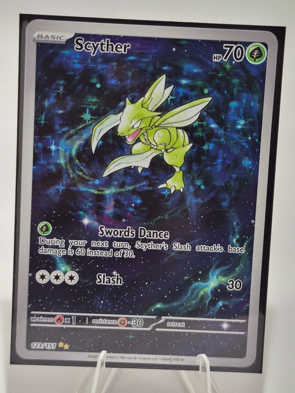 Scyther (Custom Altered Art)
