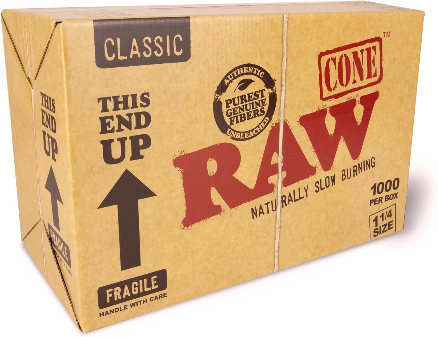 RAW Cones 1 1/4 Classic | Bulk Wholesale Box | 1000 Cones - USA RAW Cones 1 1/4 Classic | Bulk Wholesale Box | 1000 Cones - USA