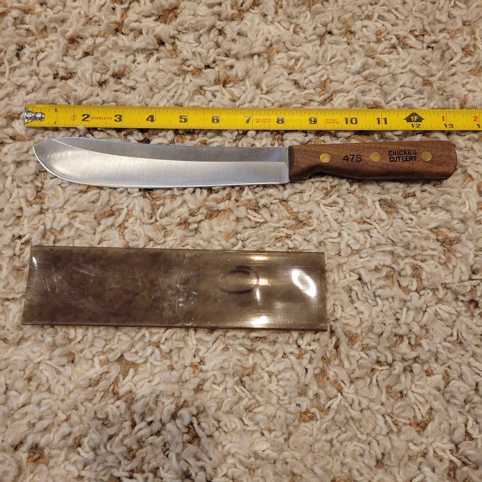 New Old Stock Rare 1990\'s Chicago Cutlery 47S Butchers Knife. Made In USA 8\