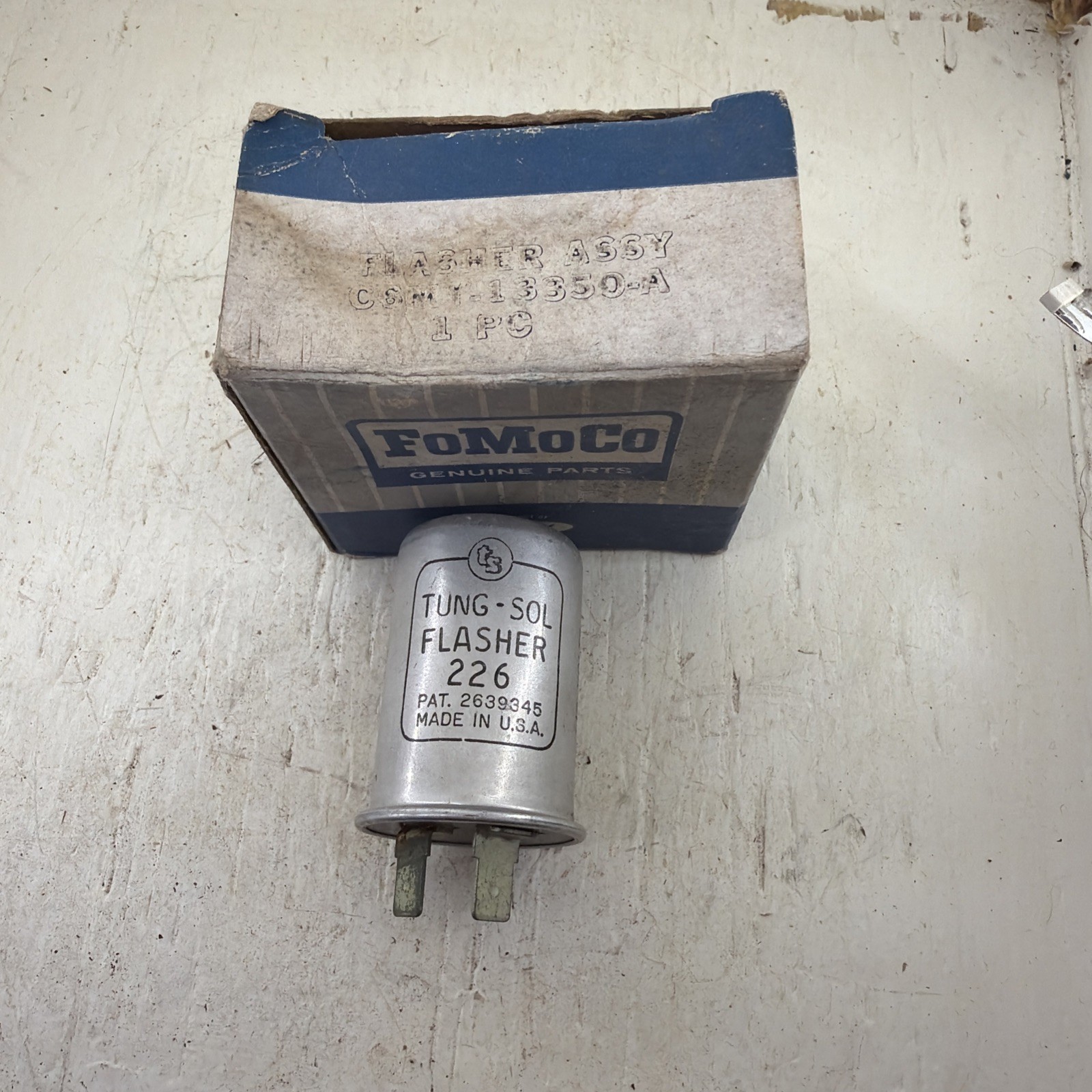 NOS OEM Ford C6MY-13350-A Flasher Assembly 12V 1966 Mercury Comet Monterey New
