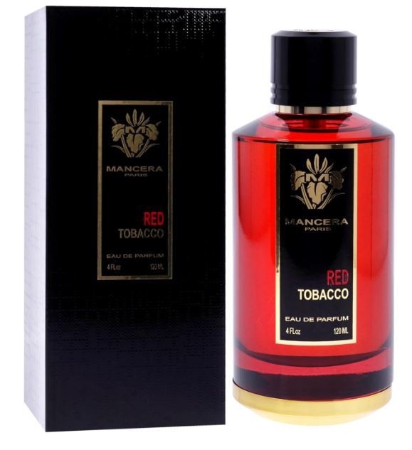 Mancera Red Tobacco Eau de Parfum EDP Spray for Men 4oz  (120 ml) 