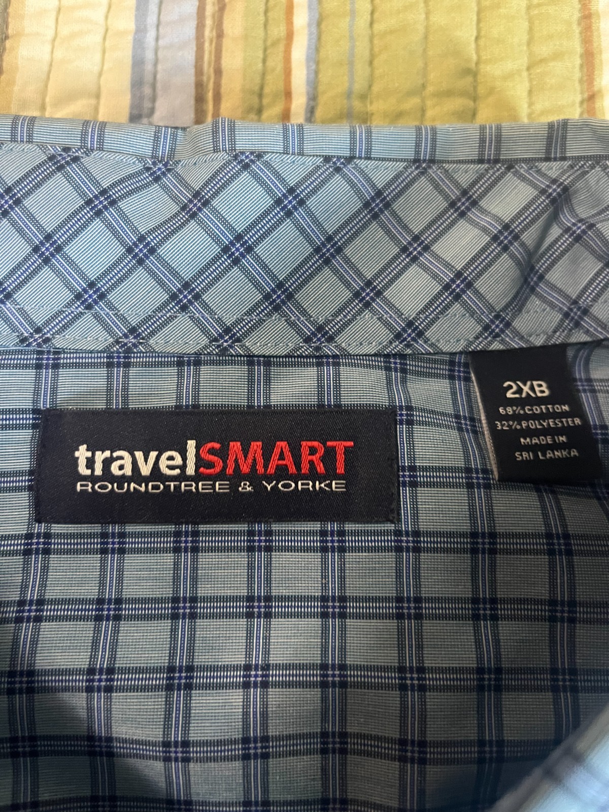 Roundtree & Yorke Mens TravelSmart LS Shirt 2XB