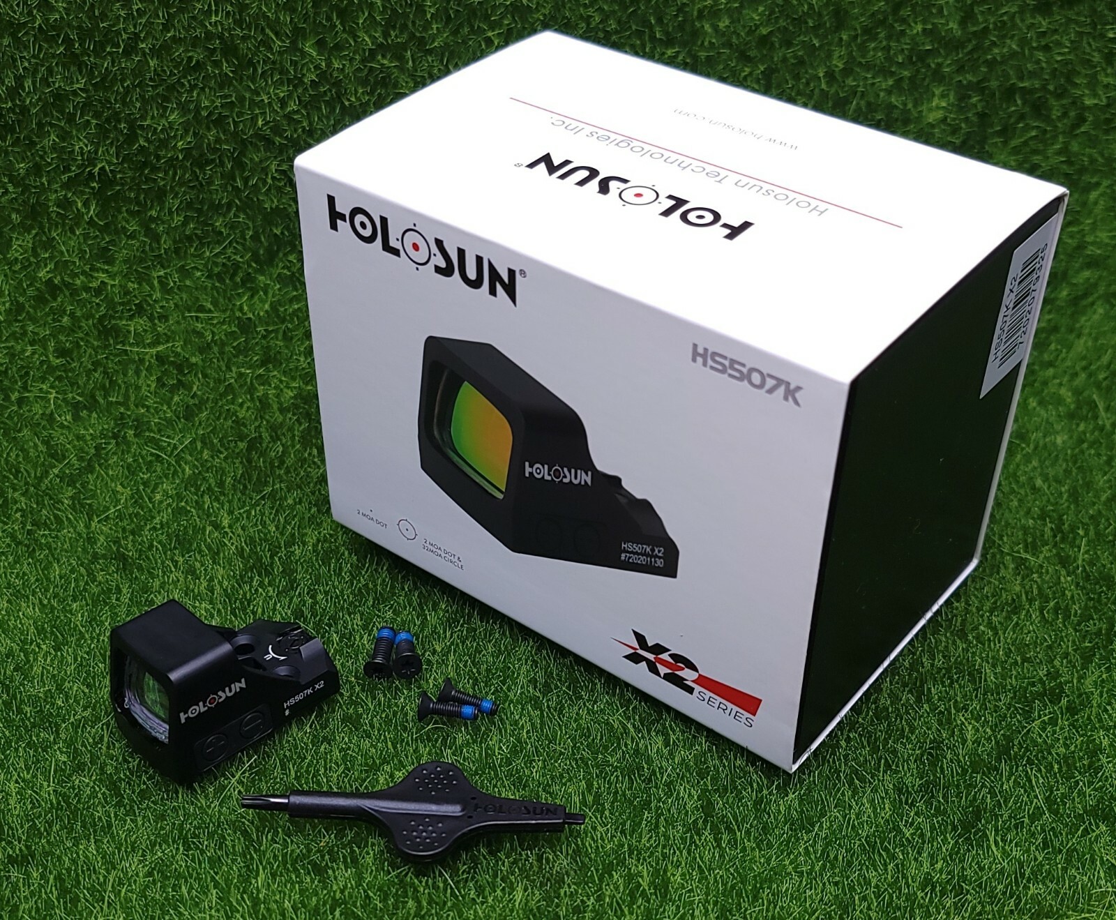 Holosun Open Reflex Multi-Reticle Red Dot Sight Concealed Carry - HS507K-X2