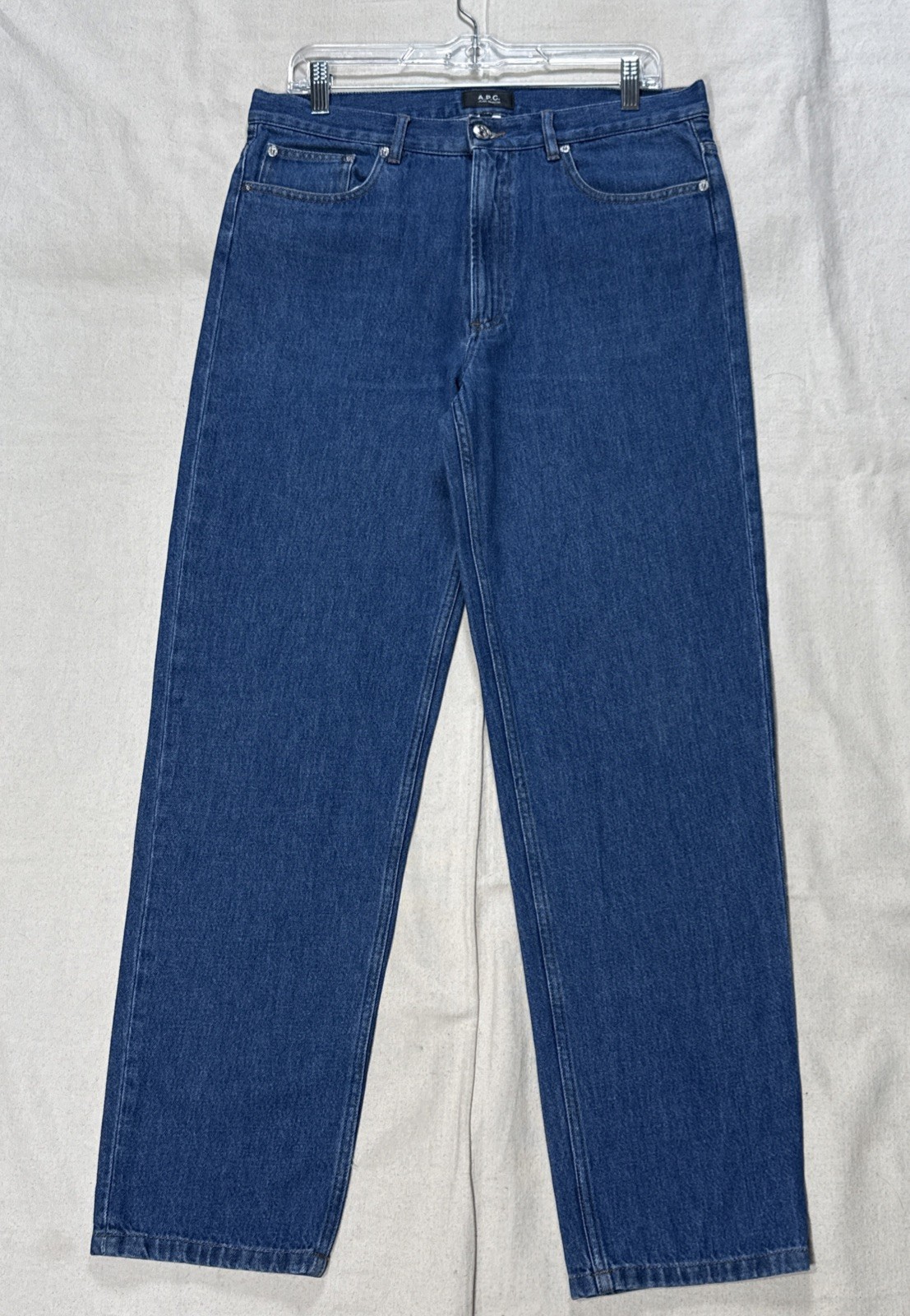 A.P.C. Jean Martin Jeans Men\'s 32 Medium Wash 32x28