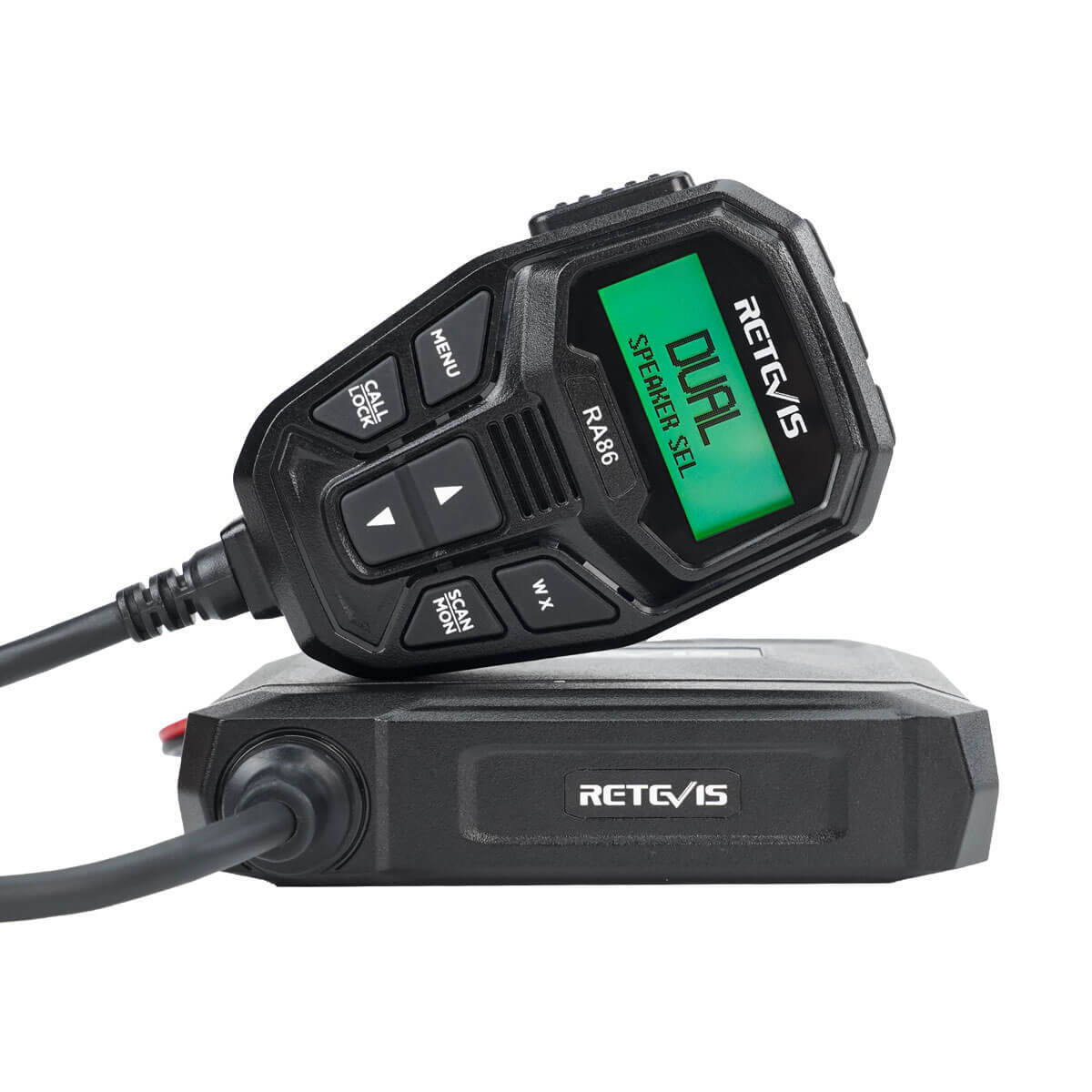 Retevis RA86 GMRS Transceivers Mobile Radio Car Radio Station Repeater Channels