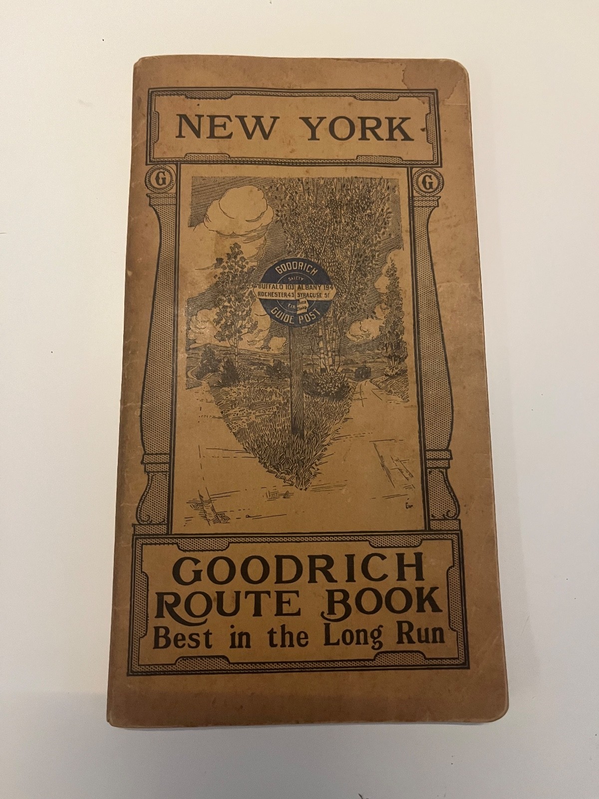 Rare Early 1915 Goodrich Route Book NEW YORK Rare Early 1915 Goodrich Route Book NEW YORK