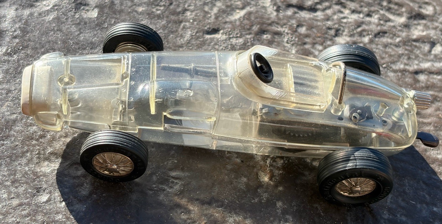 Vintage Schuco 1005 Clear Race Car Wind-Up Toy Germany Scarce Rare Lotus 1960s Vintage Schuco 1005 Clear Race Car Wind-Up Toy Germany Scarce Rare Lotus 1960s