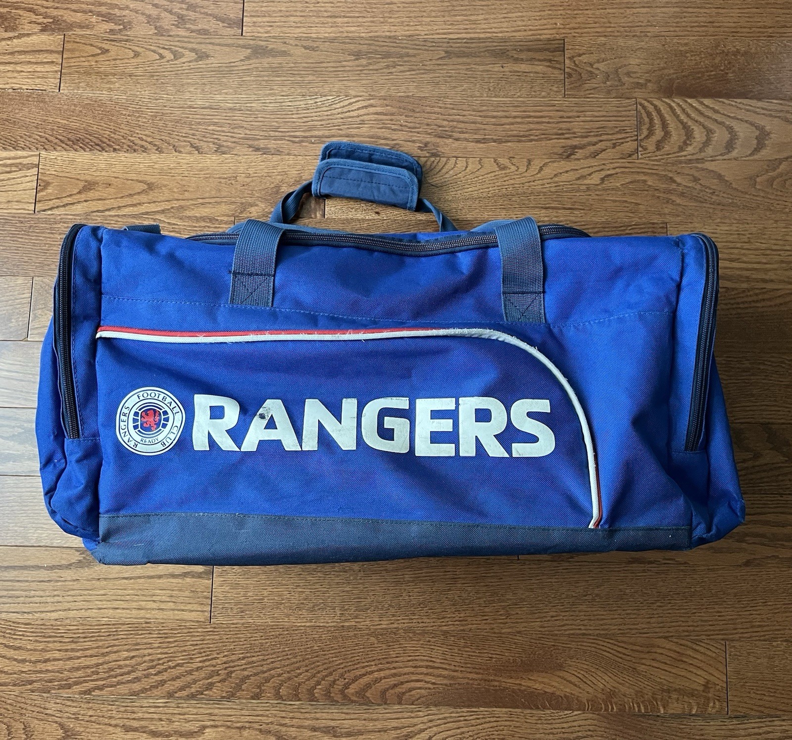 Vintage Glasgow Rangers FC Soccer Football Duffle Bag