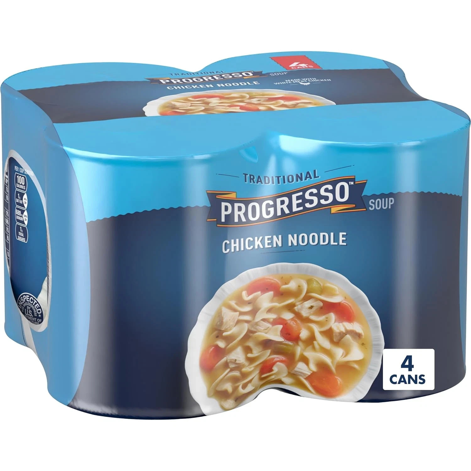 Progresso Traditional, Chicken Noodle Soup, Ready To Serve, 19 oz., 4 Pack Progresso Traditional, Chicken Noodle Soup, Ready To Serve, 19 oz., 4 Pack