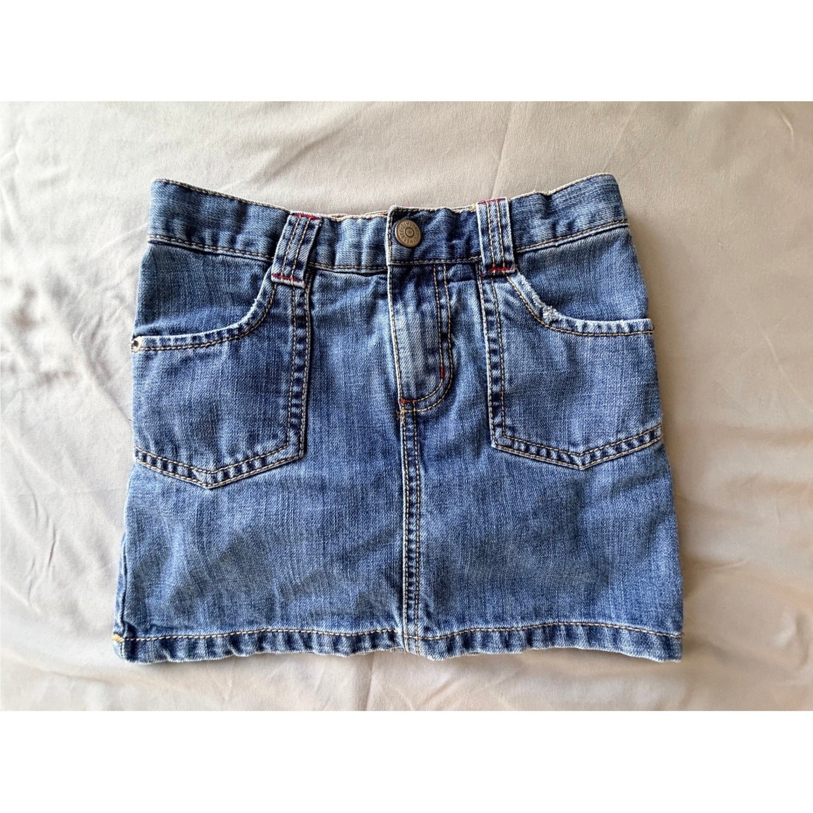Gymboree Girls Blue Denim Skort Size 5 Adjustable Waist Cotton Jean Skirt Shorts Gymboree Girls Blue Denim Skort Size 5 Adjustable Waist Cotton Jean Skirt Shorts