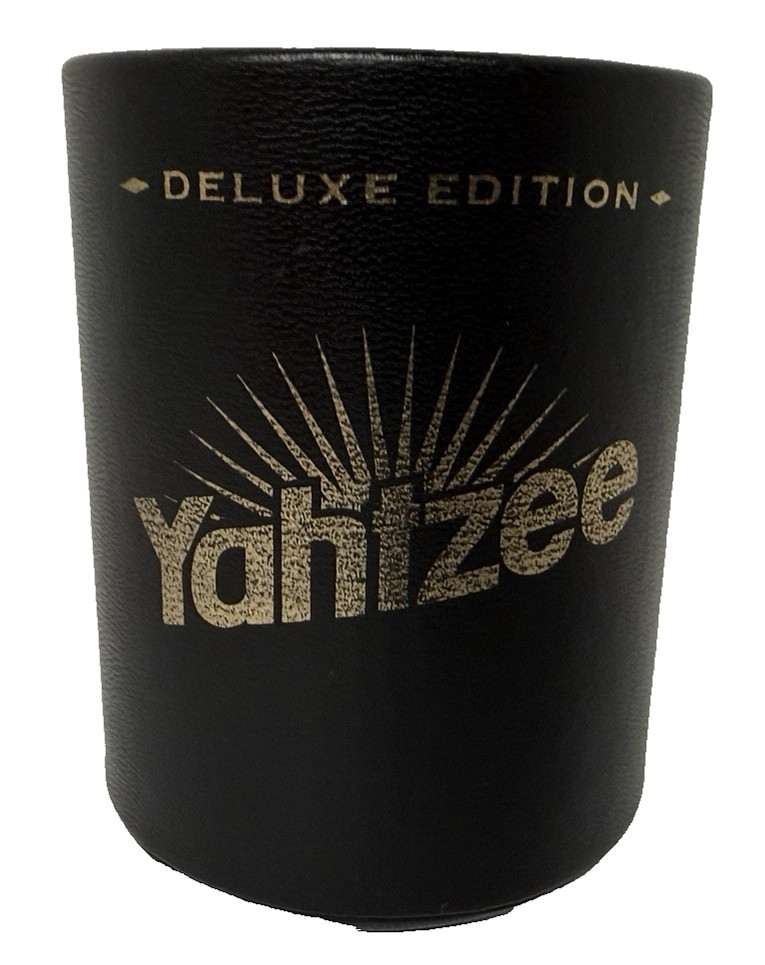 1997 Milton Bradley Yahtzee Deluxe Edition Game Replacement Felt Lined Dice Cup 1997 Milton Bradley Yahtzee Deluxe Edition Game Replacement Felt Lined Dice Cup