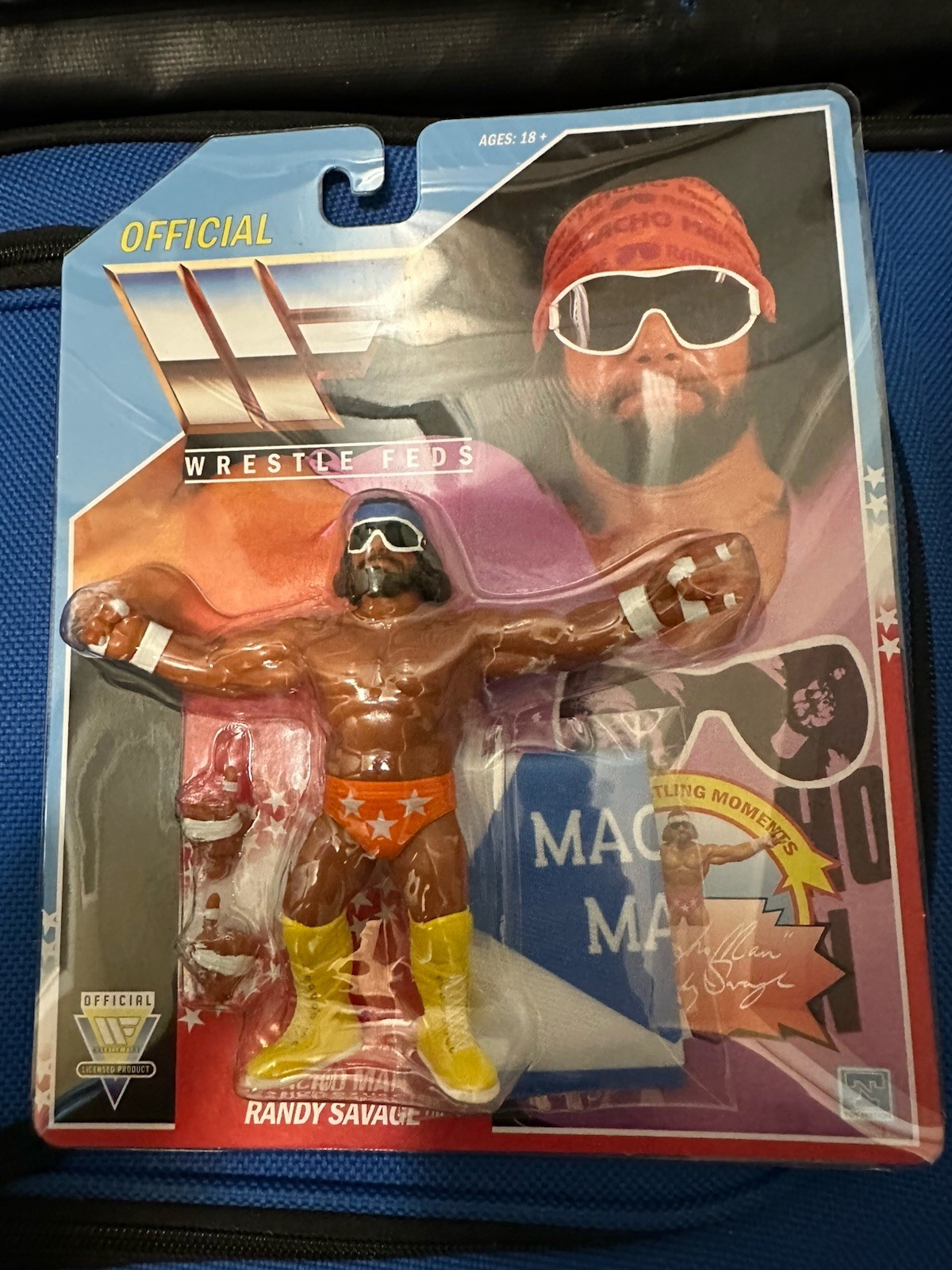 Toy Notion Wrestle Feds Macho Man Randy Savage WM IV Figure Robe Ltd Edition WWF