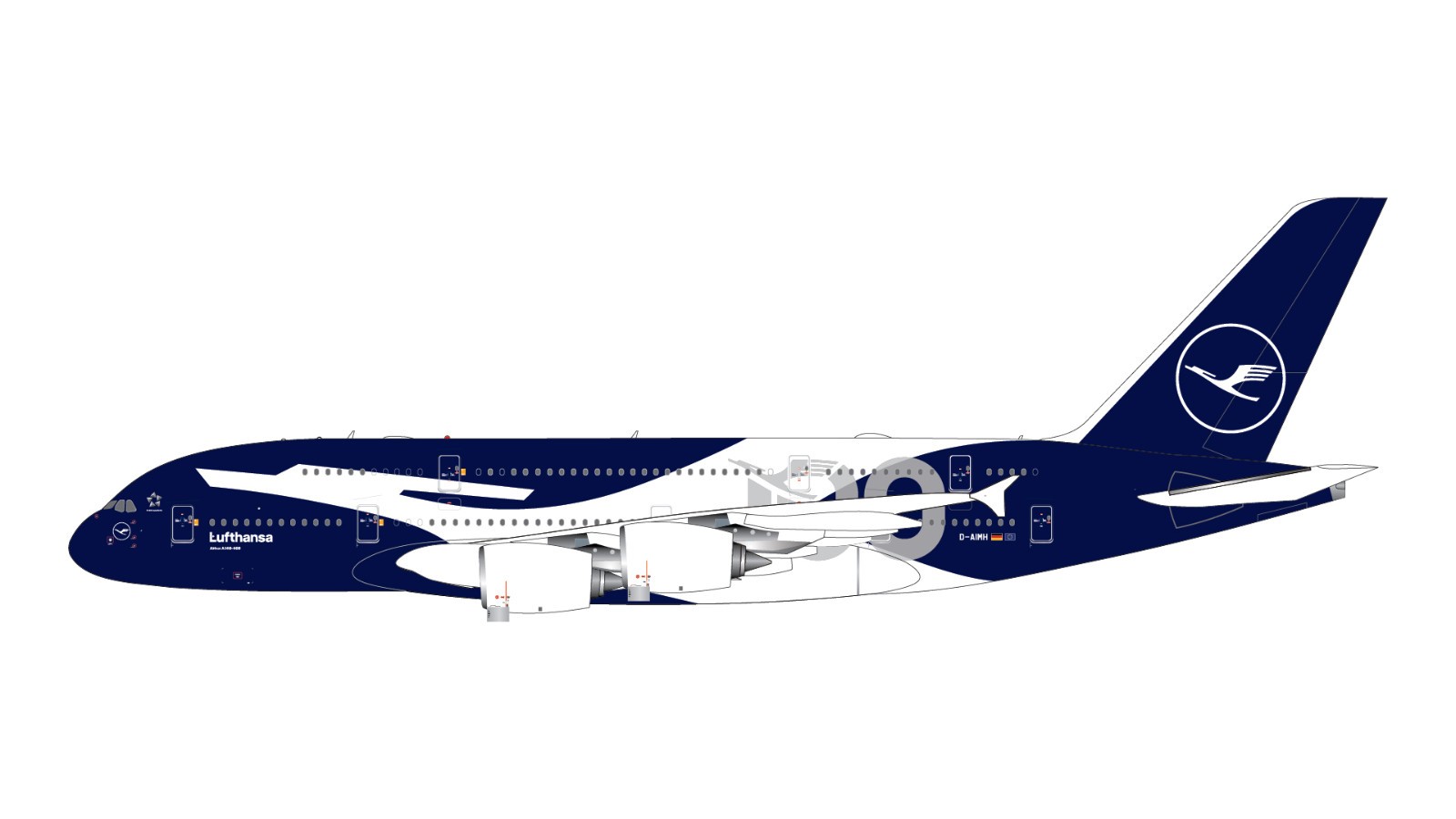 Gemini Jets 1:200 Lufthansa Airbus A380 100 Years D-AIMH G2DLH1512 PRE-ORDER