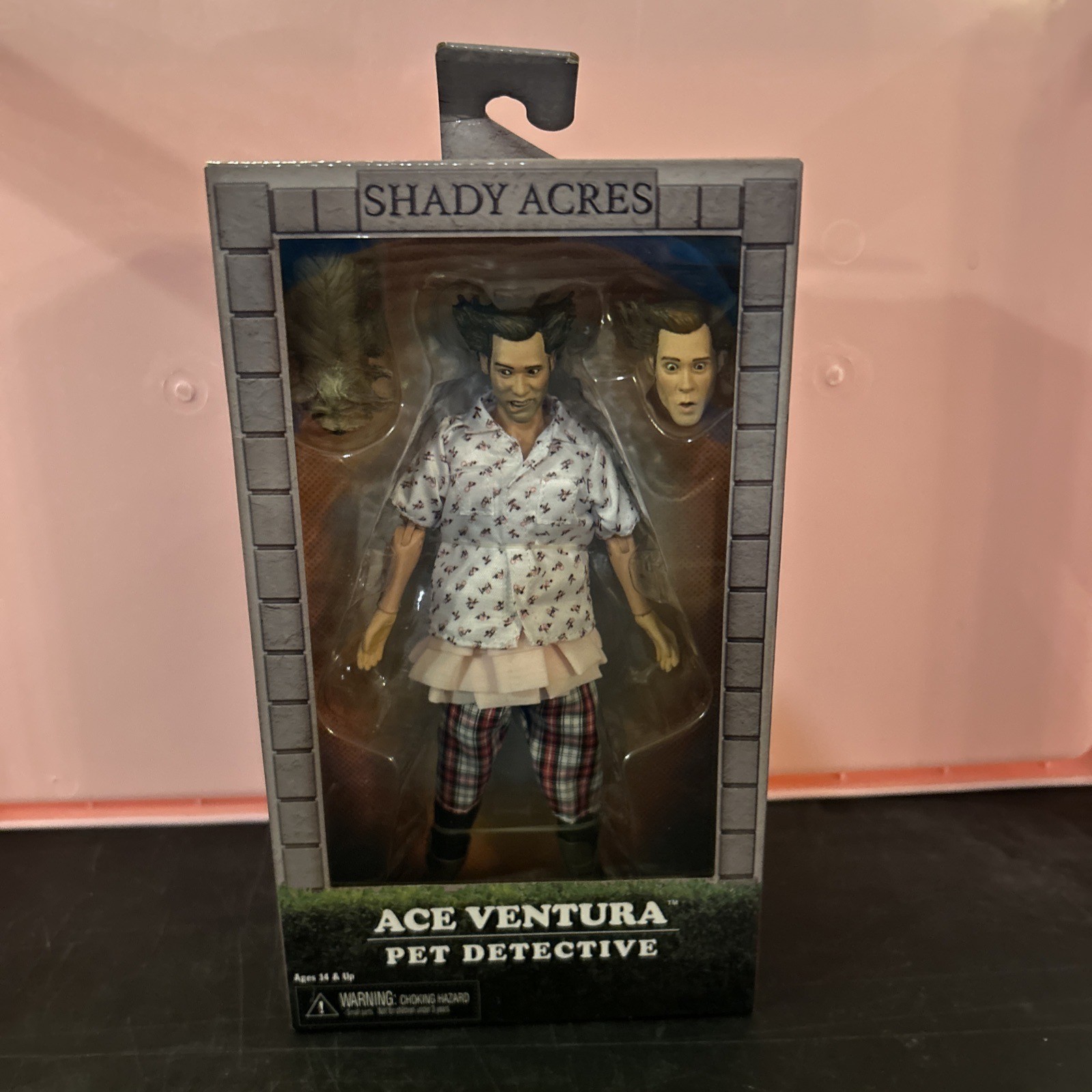 NECA Ace Ventura Pet Detective Shady Acres Action Figure New in Package NECA Ace Ventura Pet Detective Shady Acres Action Figure New in Package