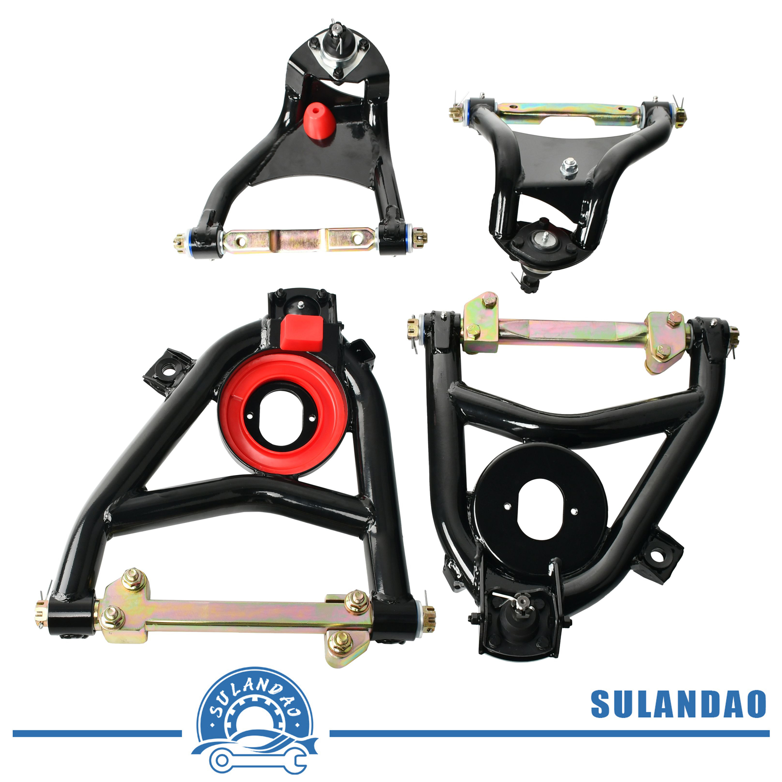 Fit 1955-1957 Chevy Belair 210 150 Upper & Lower Tubular Control Arms A-Arms