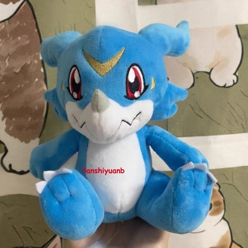 8\'\' Digimon Digital Monster V-mon Plush Doll Stuffed Toy Plushie Pillow Gift