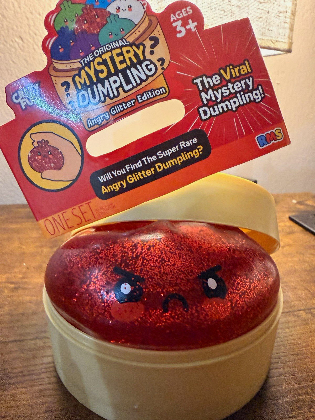 RARE RMS The Original Mystery Dumpling Angry Glitter RARE RMS The Original Mystery Dumpling Angry Glitter