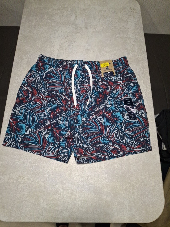 New Chubbies Men\'s L Classic 5.5in Swim Trunks Shorts Floral Large