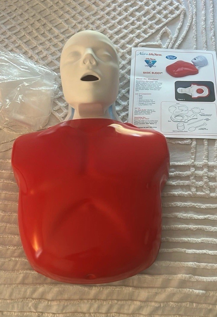 Lifeform Nasco Basic Buddy CPR Training Tool Adult A1555, Excellent