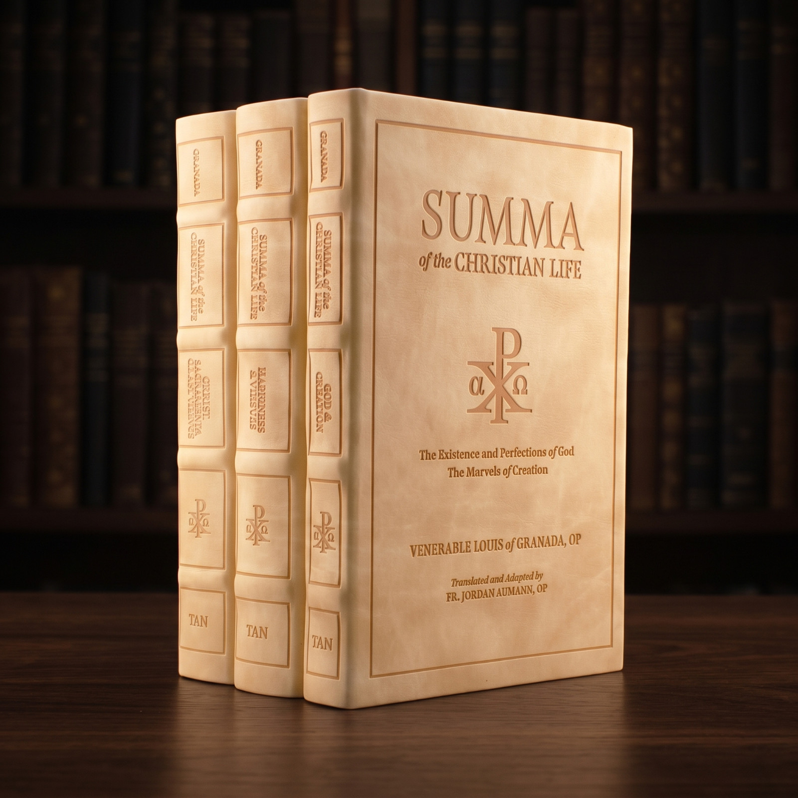 Summa of the Christian Life Louis of Granada TAN Books 3 Volumes Deluxe Set New
