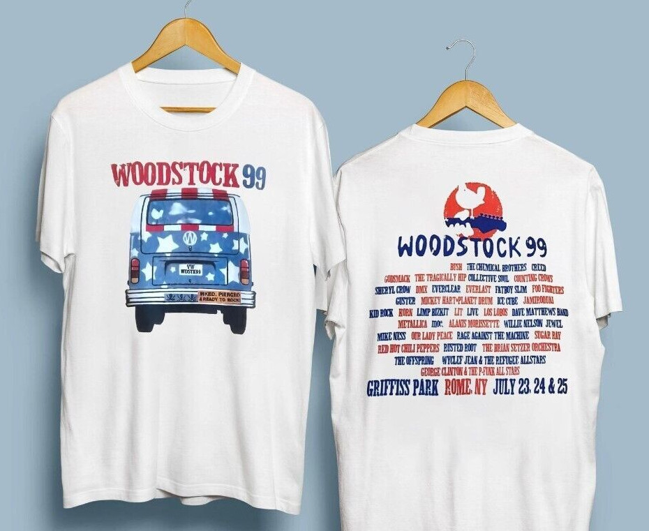 Vintage Woodstock 99, GENUINE Vintage Woodstock 1999 T-Shirt Vintage Woodstock 99, GENUINE Vintage Woodstock 1999 T-Shirt