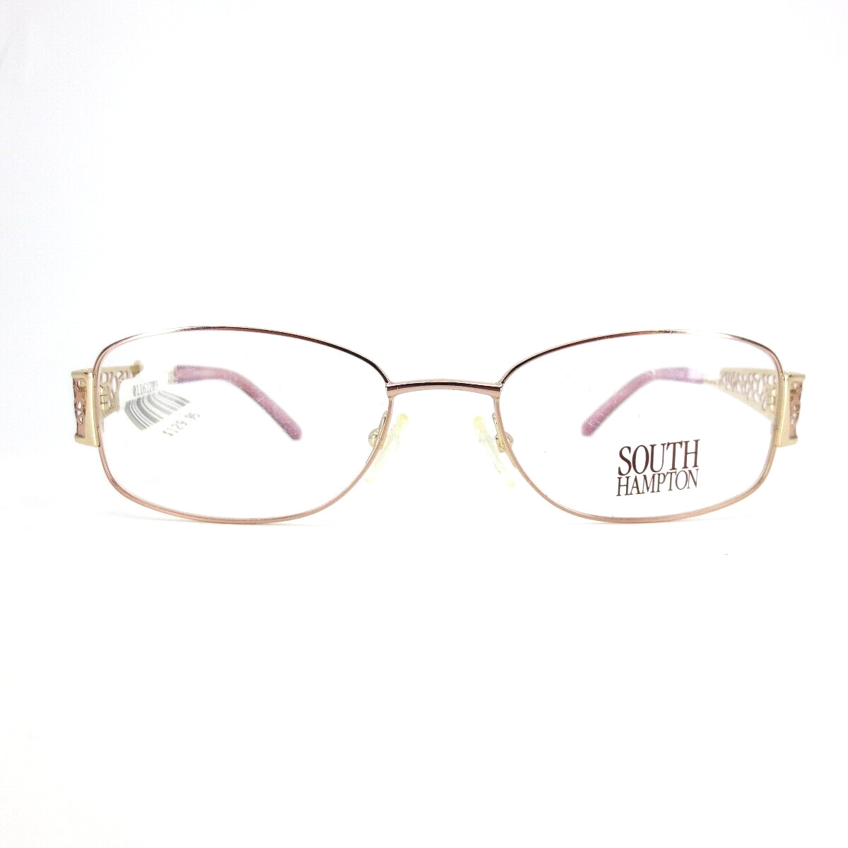 South Hampton SH 907 RO Eyeglasses Frames Pink Rectangular Full Rim 51-17-135 mm