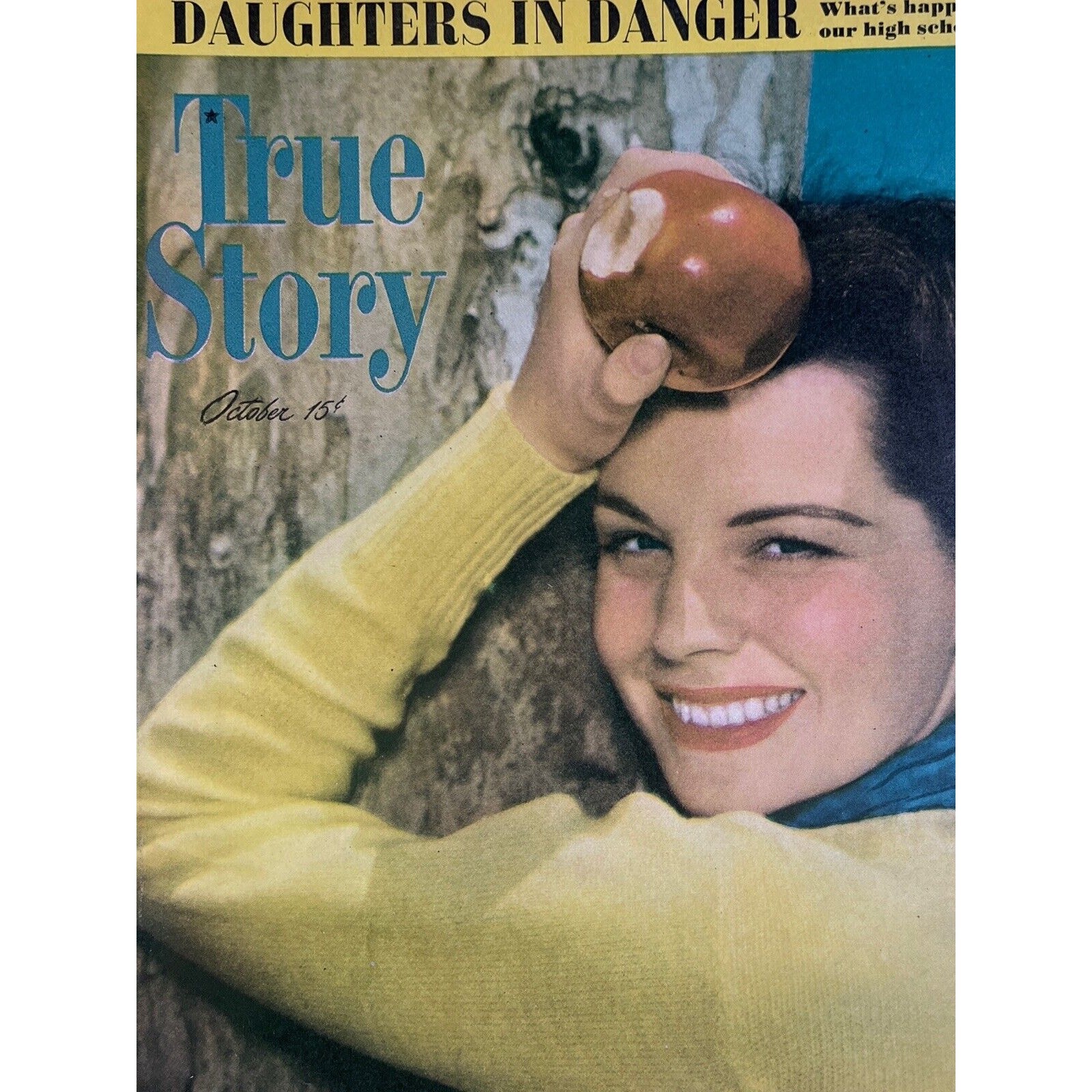 Vintage True Story Magazine Oct 1947 Cover By Geoffrey Morris Great Ads Stories