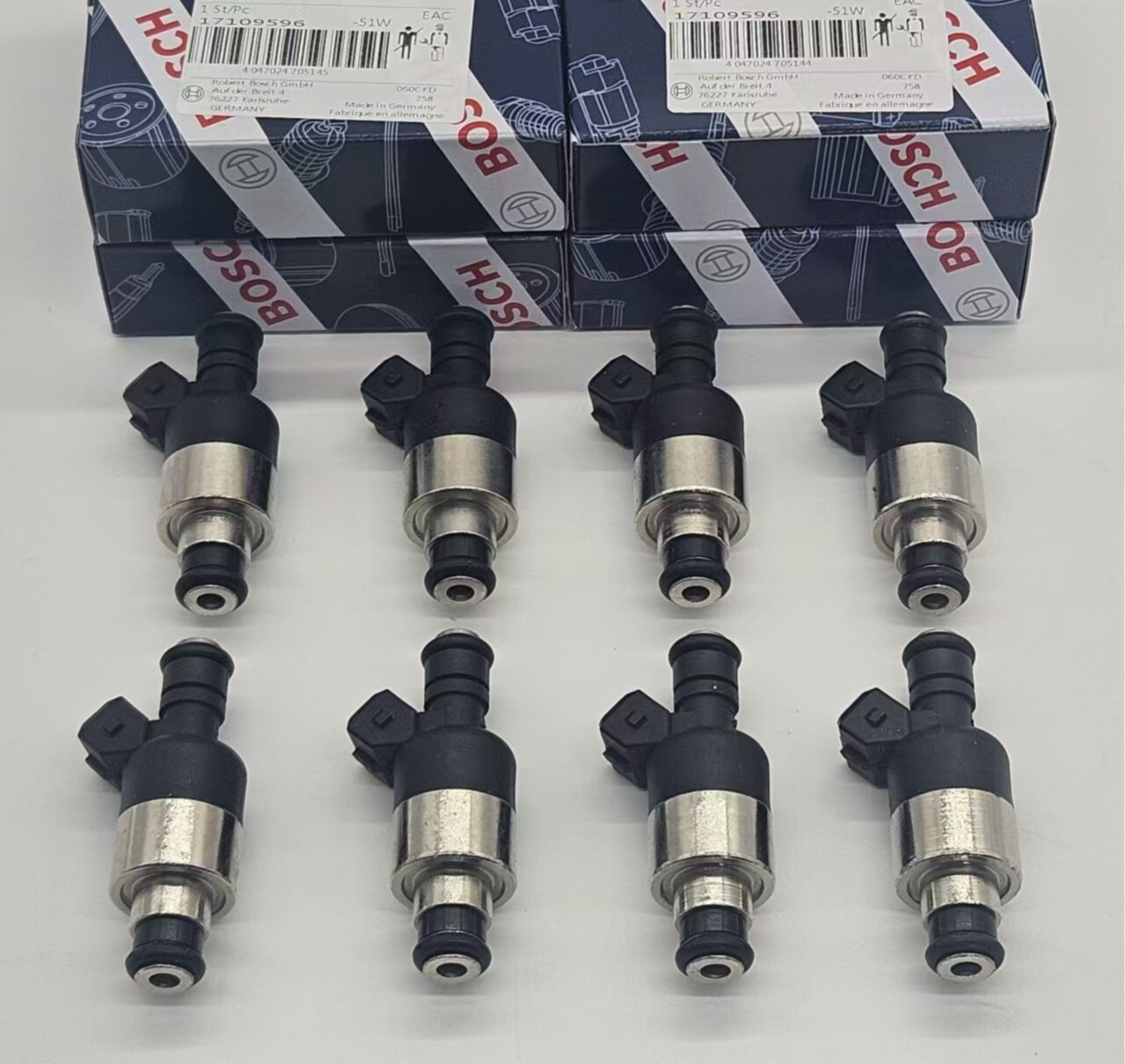 8Pcs Genuine BOSCH OEM FUEL INJECTORS 17109596 For 96-00 CHEVROLET GMC 7.4L V8 8Pcs Genuine BOSCH OEM FUEL INJECTORS 17109596 For 96-00 CHEVROLET GMC 7.4L V8