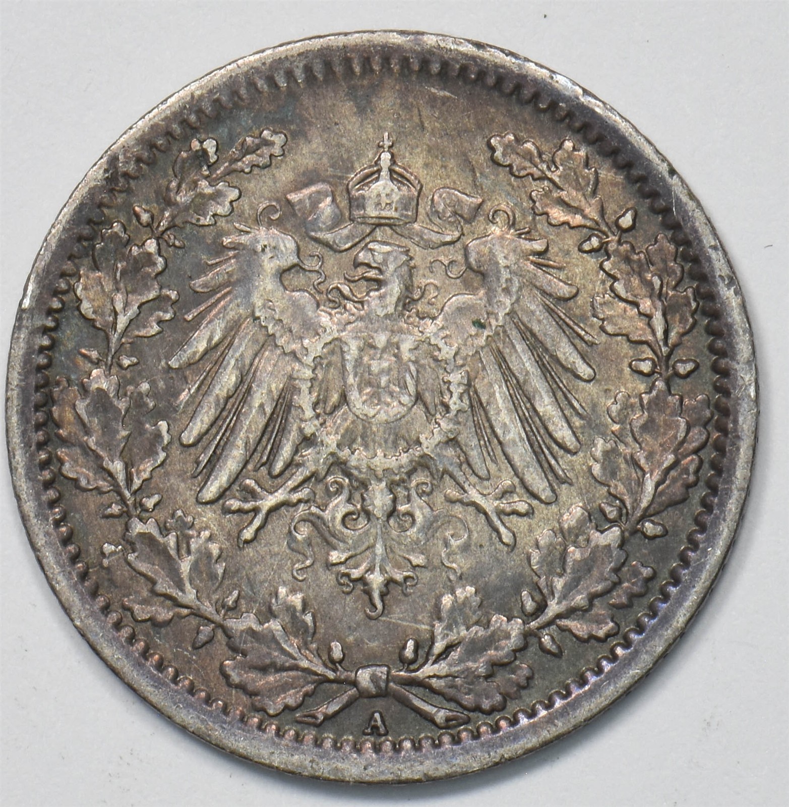Germany 1917-A 1/2 Mark Silver Eagle P903415 combine shipping