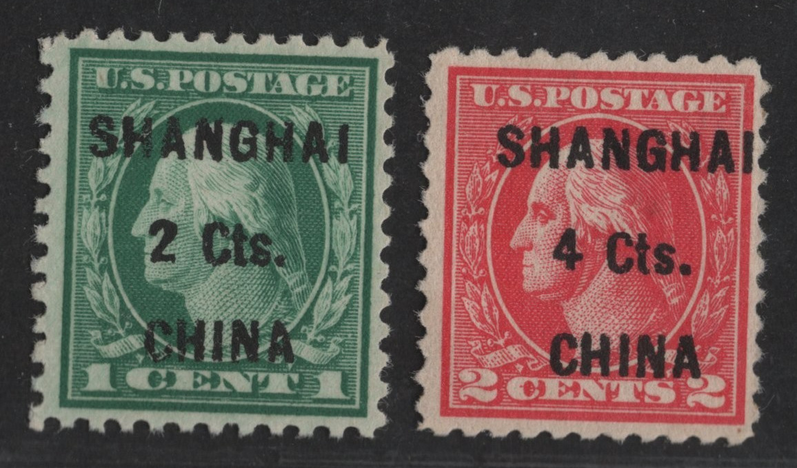 Us 1922 Offices In China Scott #K17-K18 Mint Never Hinged
