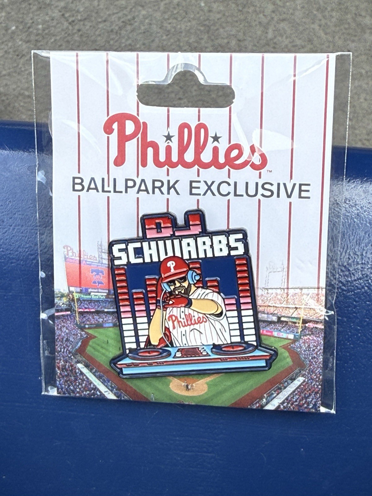 Philadelphia Phillies DJ SCHWARBS Pin Ballpark Exclusive Kyle Schwarber