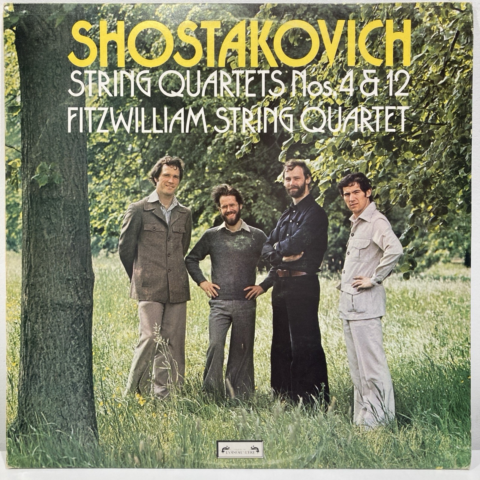 Shostakovich Fitzwilliam String Quartet Quartets No.4 & 12 L'Oiseau-Lyre DSLO 23
