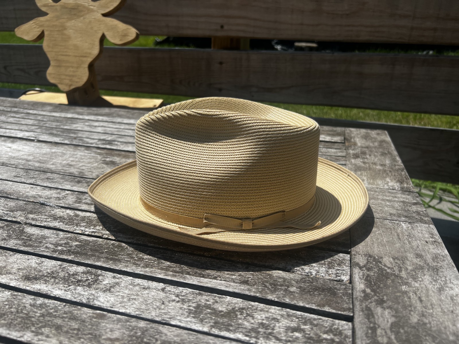 Stetson Stratoliner Special Men\'s Hat Natural Solid 7 1/2 Stetson Stratoliner Special Men\'s Hat Natural Solid 7 1/2