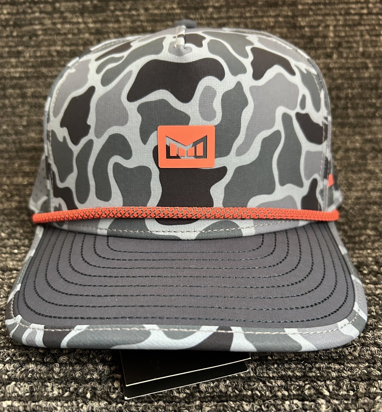 Melin Odyssey Rope Streamline Hydro Hat Navy Duck Camo Small