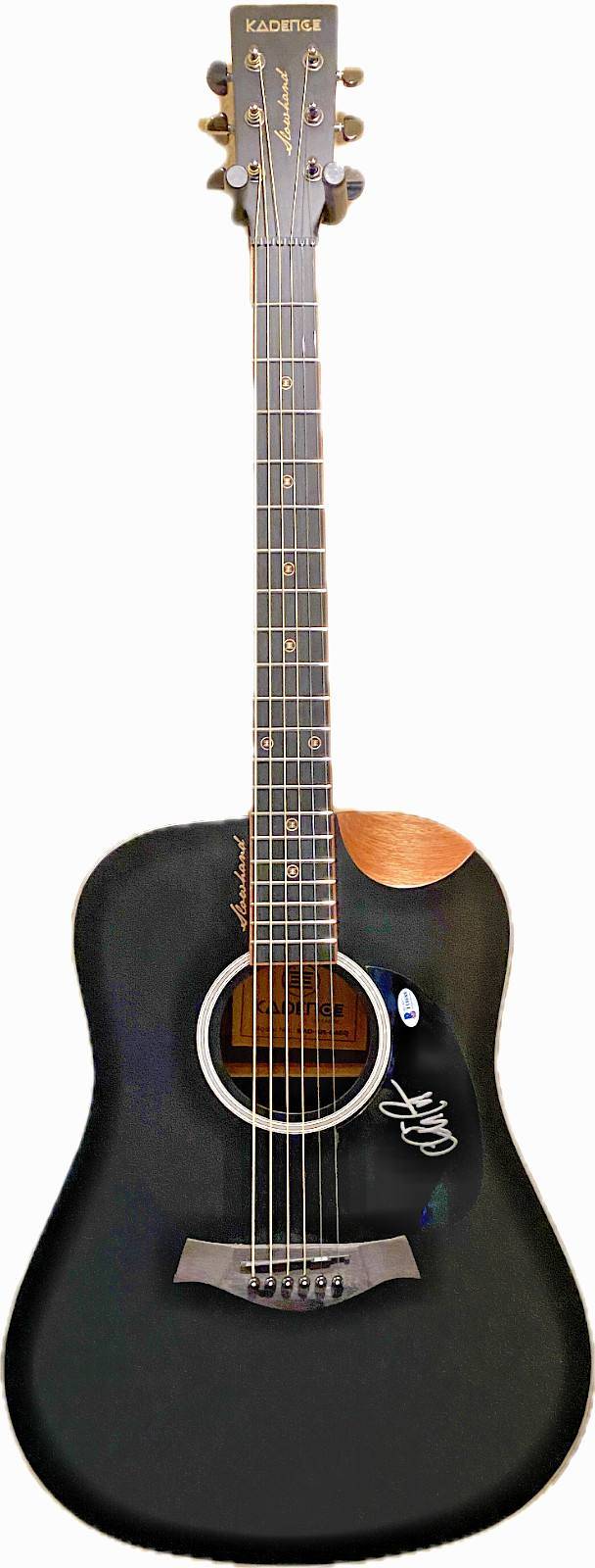 CHRIS PRATT BECKETT CERTIFIED AUTOGRAPH 1/1 CUSTOM ACOU/ELEC DEMI CUT GUITAR CHRIS PRATT BECKETT CERTIFIED AUTOGRAPH 1/1 CUSTOM ACOU/ELEC DEMI CUT GUITAR