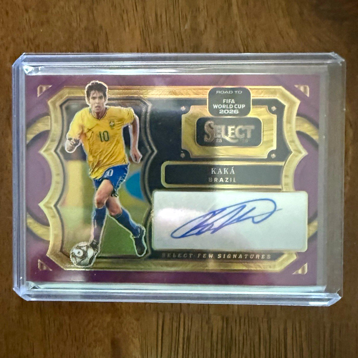 Panini 2025-26 Select Road to FIFA WC 2026 Kaká Brazil SF-K Auto 03/49 Panini 2025-26 Select Road to FIFA WC 2026 Kaká Brazil SF-K Auto 03/49